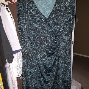 Wrap top dress